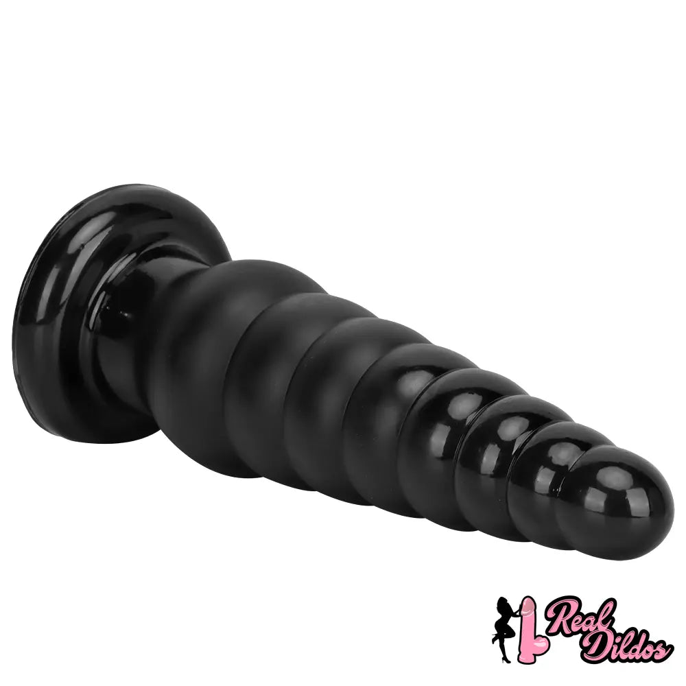 10.63in Realistic Big PVC Black Dildo Butt Plug For Anal Expansion