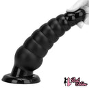 10.63in Realistic Big PVC Black Dildo Butt Plug For Anal Expansion