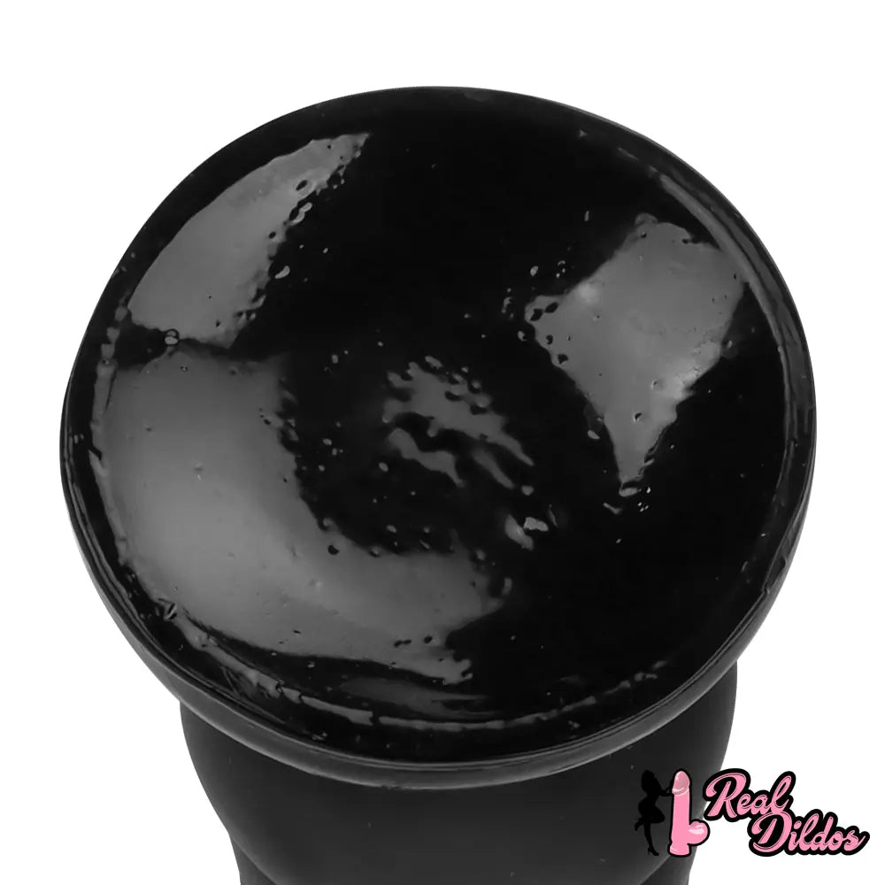 10.63in Realistic Big PVC Black Dildo Butt Plug For Anal Expansion