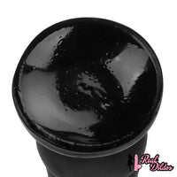 10.63in Realistic Big PVC Black Dildo Butt Plug For Anal Expansion