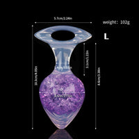 Aurora Crystal Heart-Shaped Anal Plug with Ergonomic Finger-Loop Base - Lurevibe