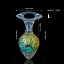 Aurora Crystal Heart-Shaped Anal Plug with Ergonomic Finger-Loop Base - Lurevibe