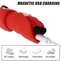 Little Red Riding Hood Christmas Orgasm Egg Vibrating Clitoris Nipples Stimulator