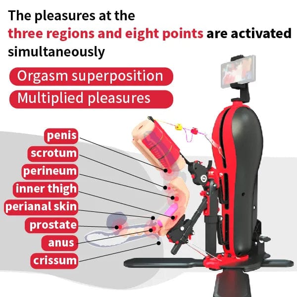 COMFY Automatic Prostate Massage Vibrator Penis Perineum Anal Pleasure Combo