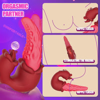 3 in 1 Rose Muncher Octopus Tentacle Swinging G-spot Vibrator