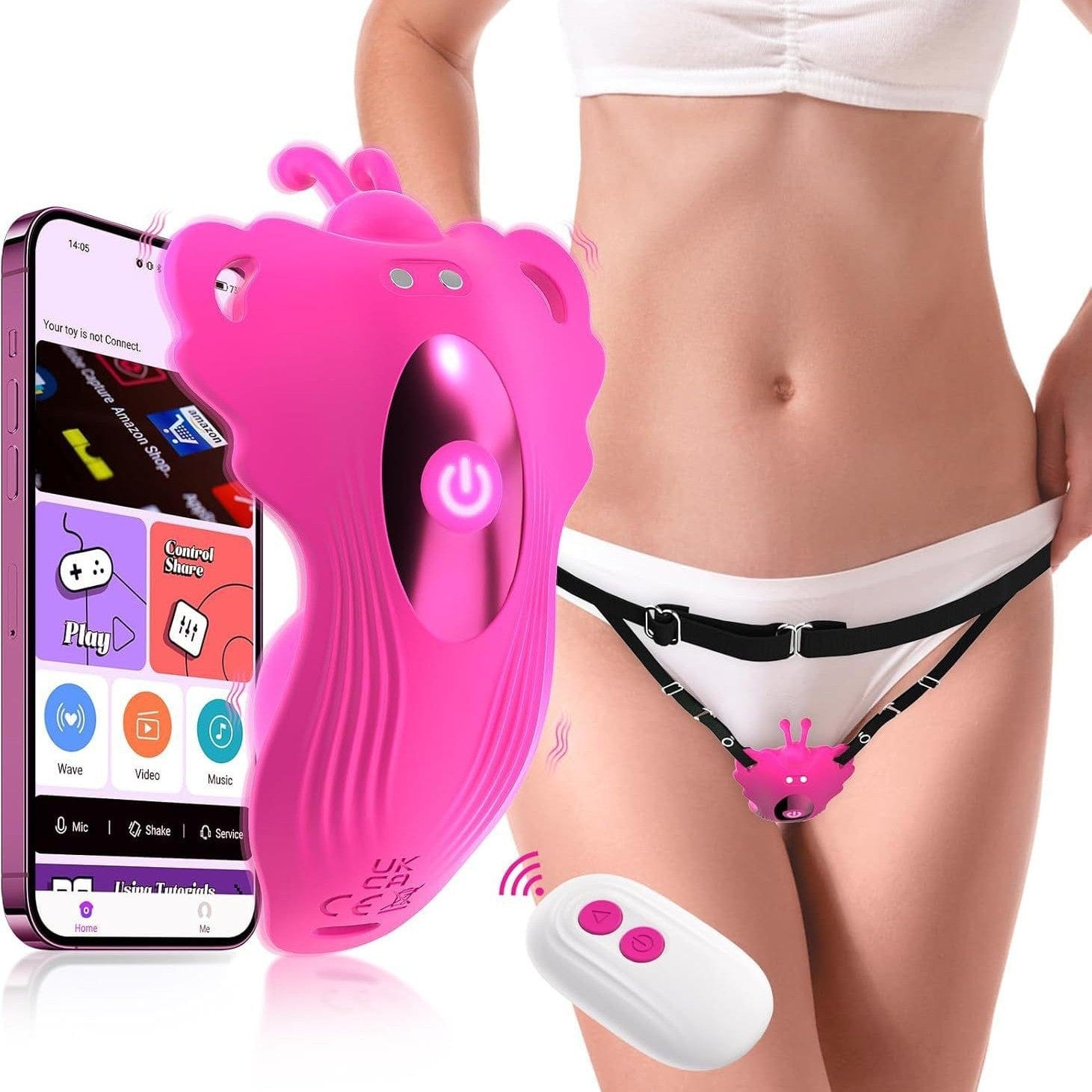 Butterfly Wearable Panty Clitoral Stimulation Vibrator