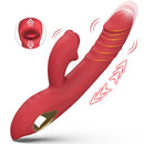 G Spot Vibrators Tongue Clitoral Stimulator Thrusting Dildo