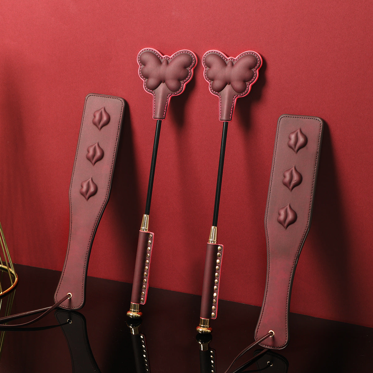 BDSM Temperature-Sensitive Color-Changing Butterfly Sex Whip Paddle