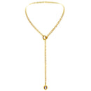 Herz Kristall O-Ring Slip Kette
