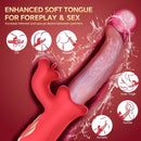 Realistic Tongue Licking Swinging G-spot Vibrator