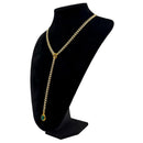 Herz Kristall O-Ring Slip Kette