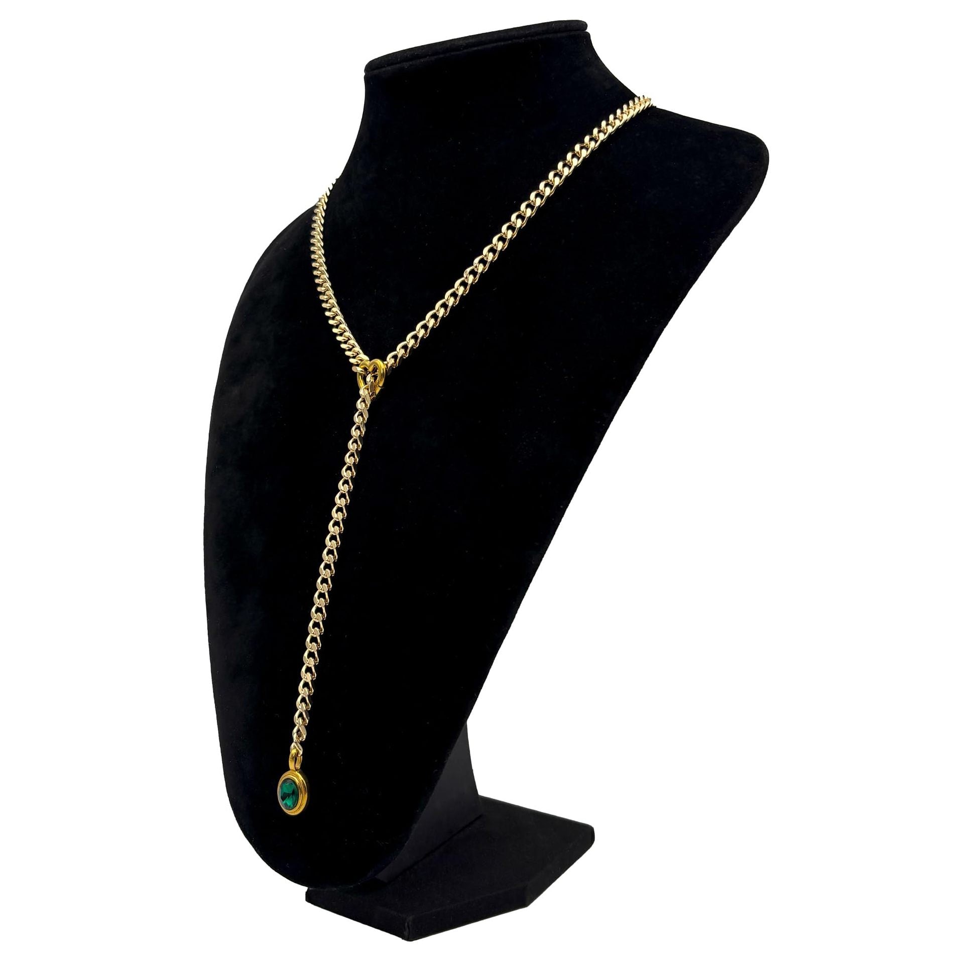 Herz Kristall O-Ring Slip Kette