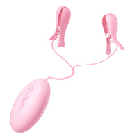 BDSM Electric Shock Nipple Clamp Breast Massager