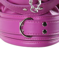 BDSM Face Mask Head Hood Bondage Restraints With Lid