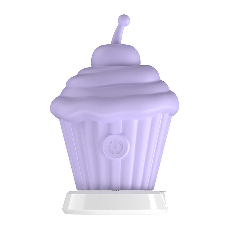 Ice Cream Cupcake Vibrating Clitoral Stimulator