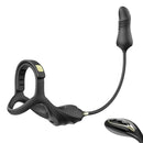 2 In 1 penis Ring thrusting anal Prostate Massager with Adjustable ring buckle