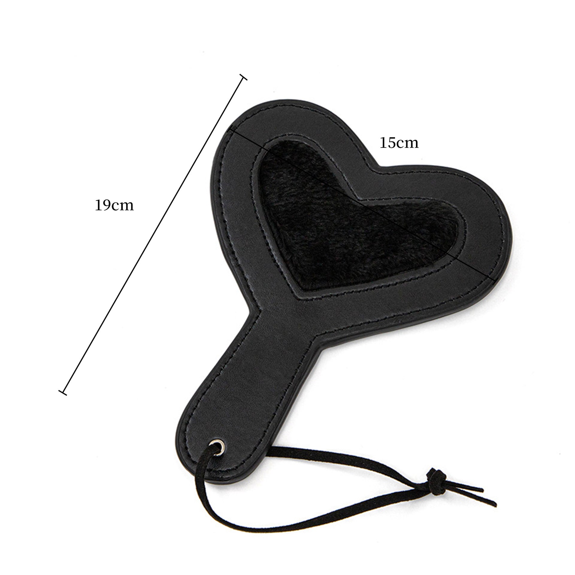 BDSM Pu Leather Love Shaped Sex Paddles