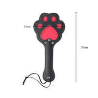 BDSM Pu Leather Love Shaped Sex Paddles