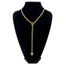 Herz Kristall O-Ring Slip Kette