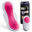 Wearable Panty Vibrators Clit Nipple Stimulator With Remote App Control