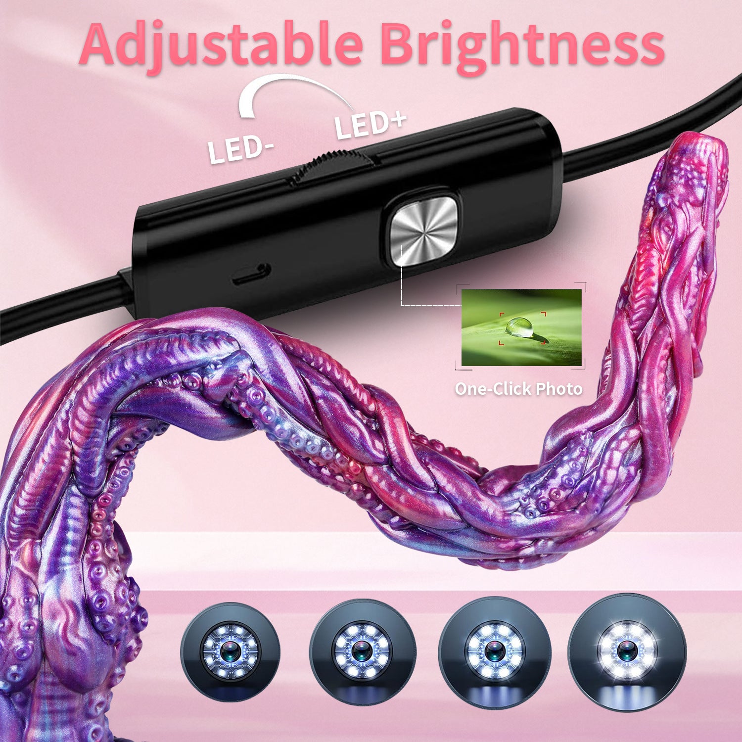 Octopus Smart Endoscopic / Squirting Monster Dildo Anal Plug