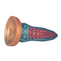 Ocean Blue Octopus Tentacle Silicone Anal Dilator Fantasy Dildo
