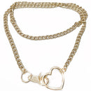 Choker mit Herzschlaufe und Kettenanhänger