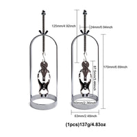 BDSM Metal Adjustable Clit Nipple Clamps