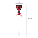 BDSM Pu Leather Love Shaped Sex Paddles