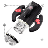 Titanium Warrior Pro Sucking Rotating Thrusting Male Masturbator