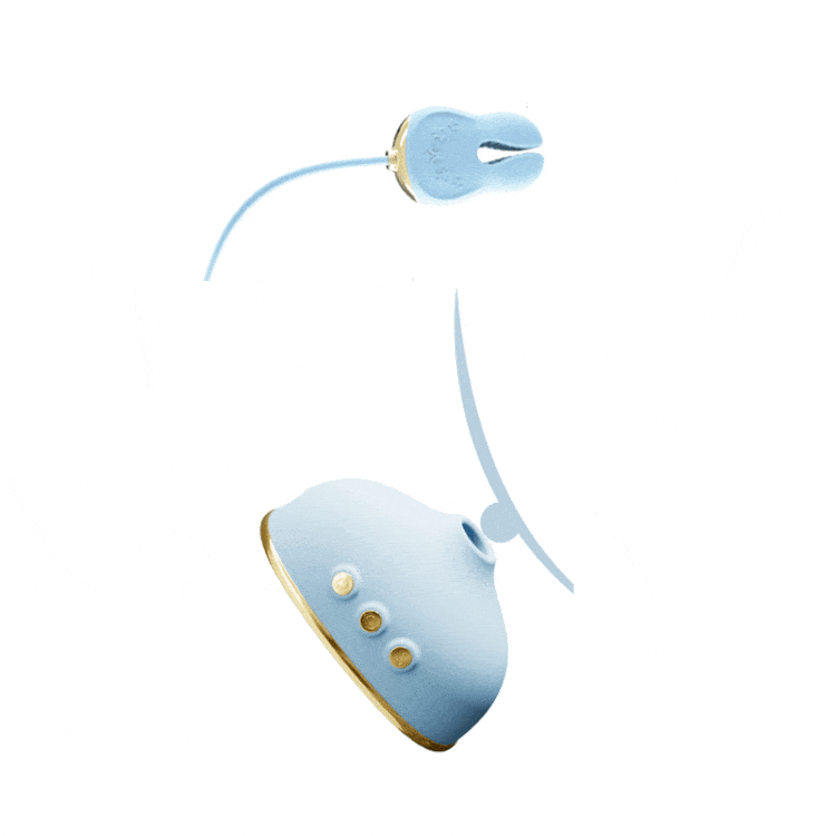 Telephone Sucking Vibrator Nipple Clamps Vibrating Clit Sucker For Women