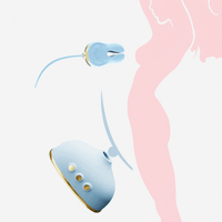 Telephone Sucking Vibrator Nipple Clamps Vibrating Clit Sucker For Women