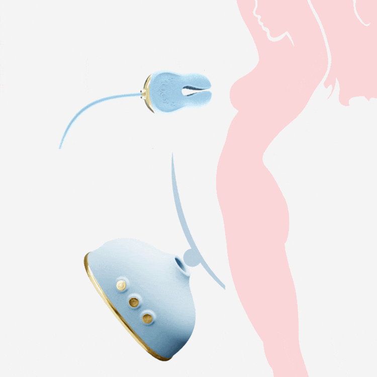 Telephone Sucking Vibrator Nipple Clamps Vibrating Clit Sucker For Women