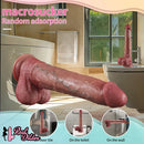 10.4in Dual Layer Silicone Soft Big Dildo Adult Penis Couples Sex Toy