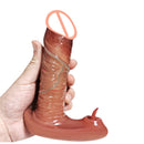 Thrusting Dildo Vibrator Realistic Wearable Clit G-Spot Massager