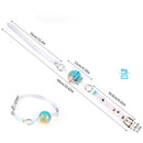 Holographic Iridescent Aurora Ball Gag with Adjustable Buckle Strap