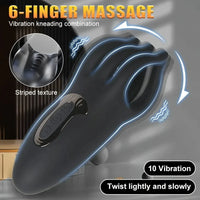 Realistic Finger Kneading Penis Massager Glans Trainer