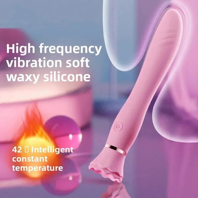 Galaku Ballet Heiz-G-Punkt-Dildo-Vibrator mit Saugnapf