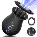 Rose Romeo - 3in1 Rose Sex Toy with 2 Suction Cups Adult Toys Female Clitoral Nipple Vibrators with 10 Licking Sucking Vibrating