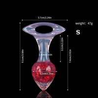 Aurora Crystal Heart-Shaped Anal Plug with Ergonomic Finger-Loop Base - Lurevibe
