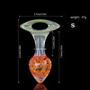 Aurora Crystal Heart-Shaped Anal Plug with Ergonomic Finger-Loop Base