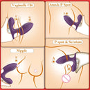 Upgraded 2-in-1 Double Vibration Finger Vibrator for G spot Clitoral Stimulation