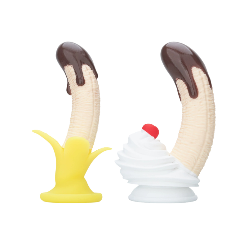 Chocolate Banana Silicone Dildo