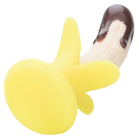 Chocolate-Glazed Peeled Banana Silicone Dildo