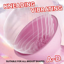 Vibrating Rotation Breast Massager Clitoral Stimulator Remote Control