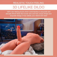 17.64Lb Male Sex Torso with Thrusting Realistic Dildo & Tight Anus