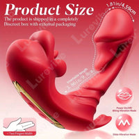 Rose Muncher Biting Mouth Wearable G Spot Vibrator