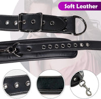 BDSM Bondage Neck to Wrist Restraints Kit with Traction Chain
