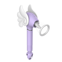 Magic Wand 4 in 1 Vacuum Suction Thrusting Clitoral G-spot Vibrator
