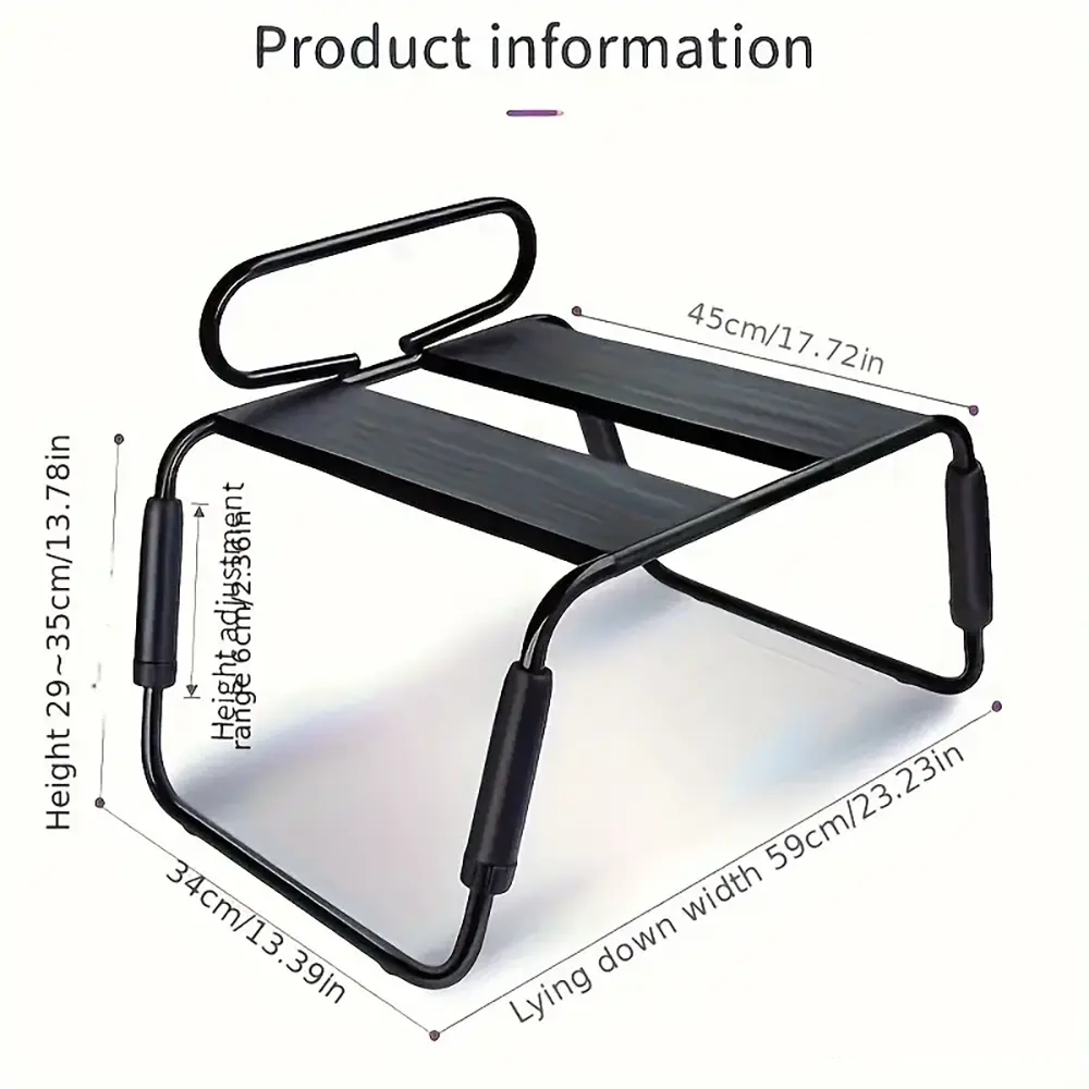Adjustable Folding Dildo Chair For Adults With Removable Headrest